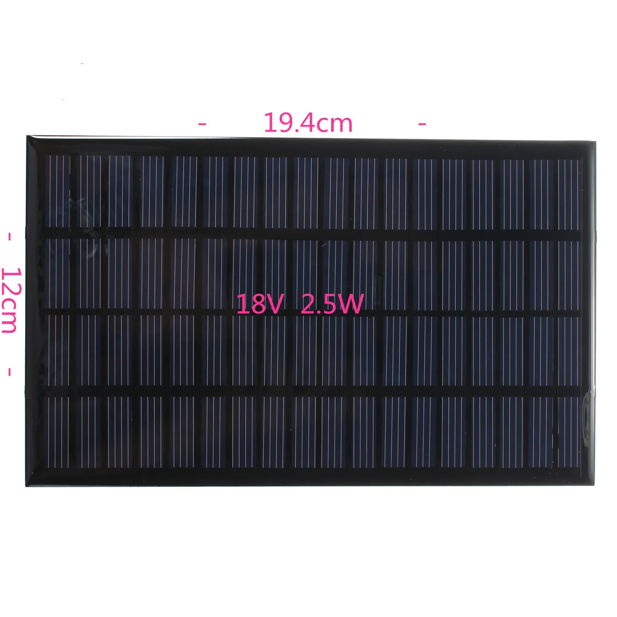 LEORY 18V 2.5 W Polycrystalline Stored Energy Power Solar Panel Модулна Система Solar Cells Charger 19. 4x12x0.3cm