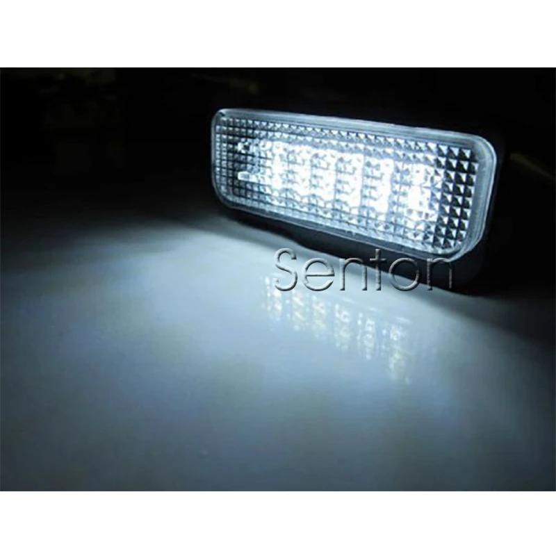 1 чифт автомобили LED номер регистрационен номер светлина 12V Бели SMD LED canbus крушка оформление на автомобили за Mercedes W211 W203 5D W219 R171 Benz